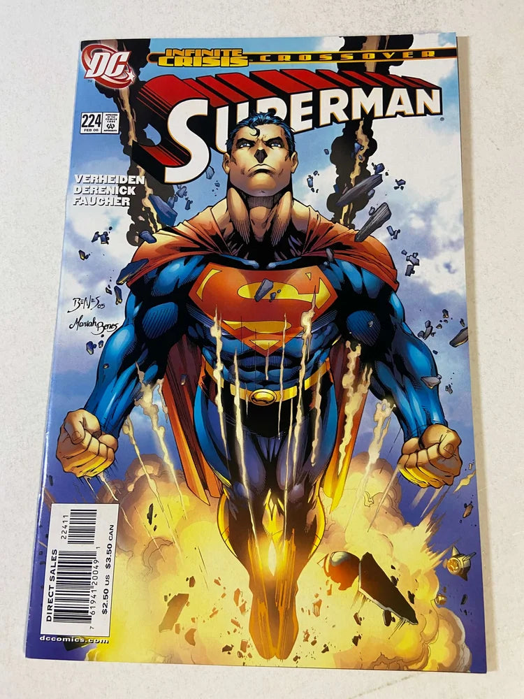 SUPERMAN #224 Vol 2 NM- Ed Benes Cover