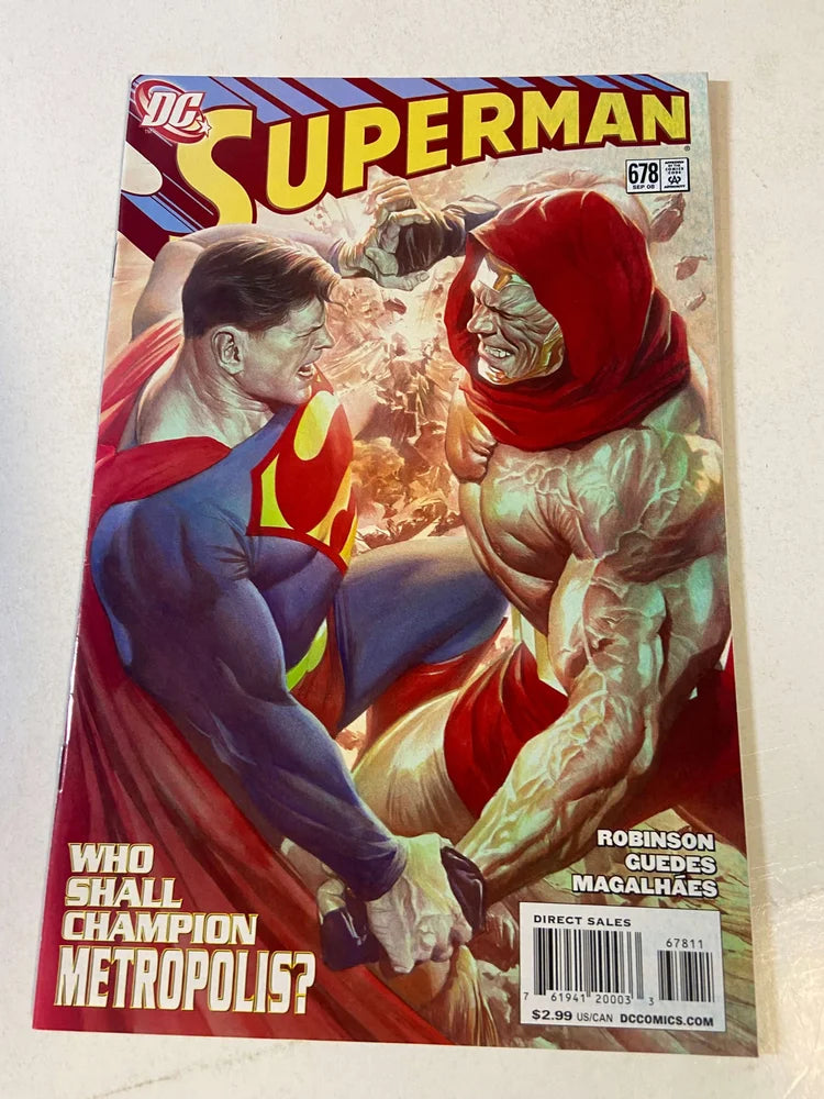 SUPERMAN #678 NM Alex Ross Cover