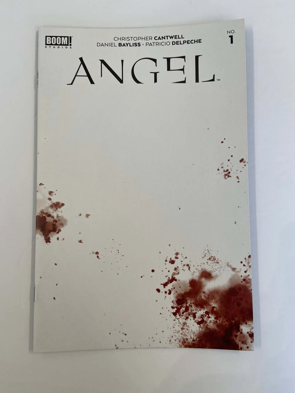 ANGEL #1 NM Bloody Blank Variant