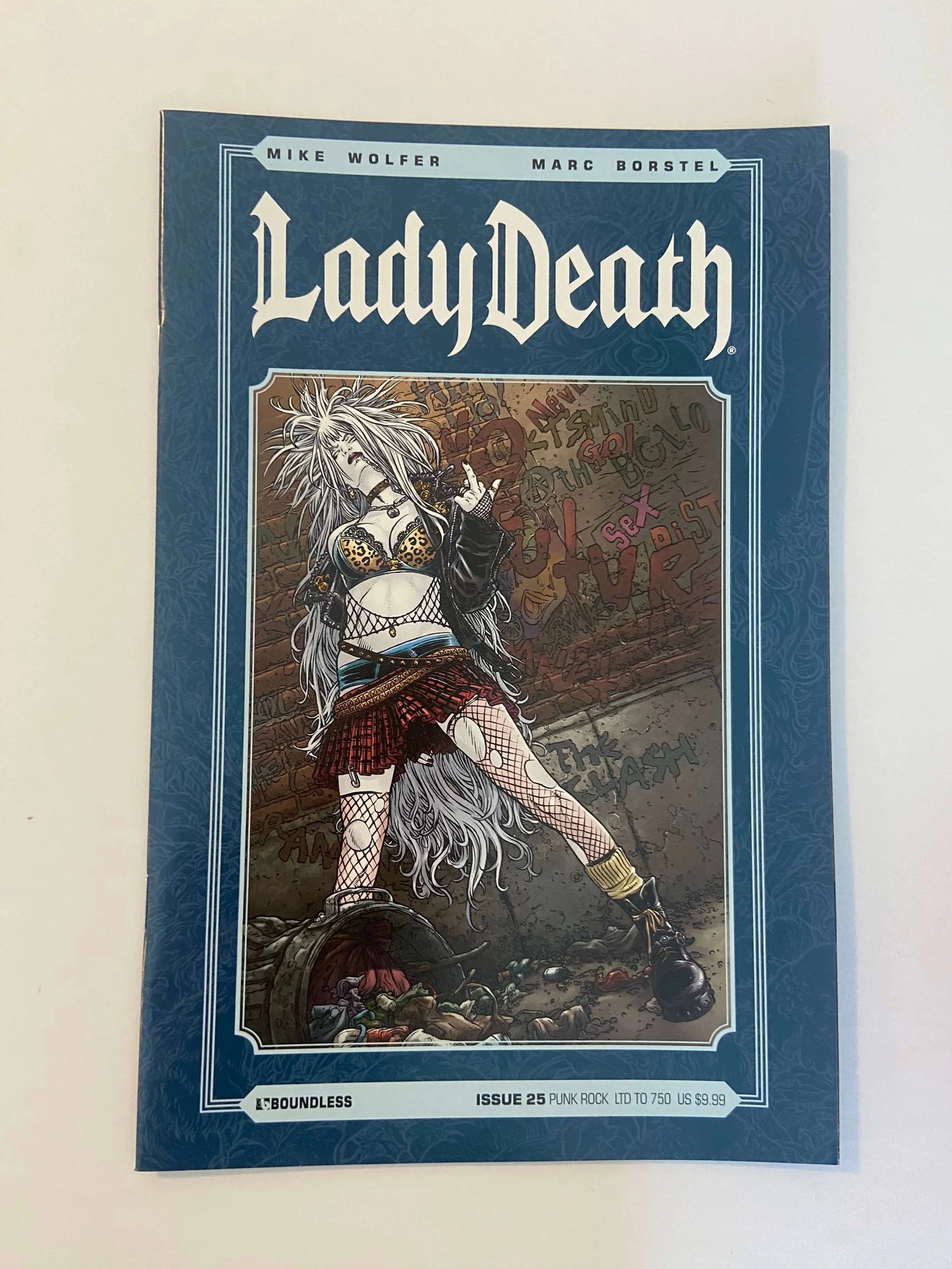 LADY DEATH #25 NM Punk Rock Variant LTD 750