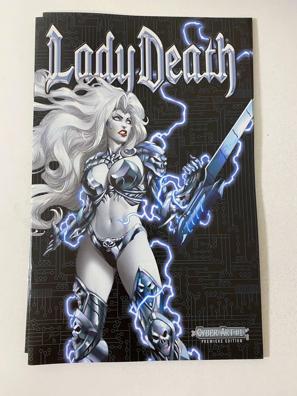 LADY DEATH Cyber Art #1 NM Premiere Edition Variant