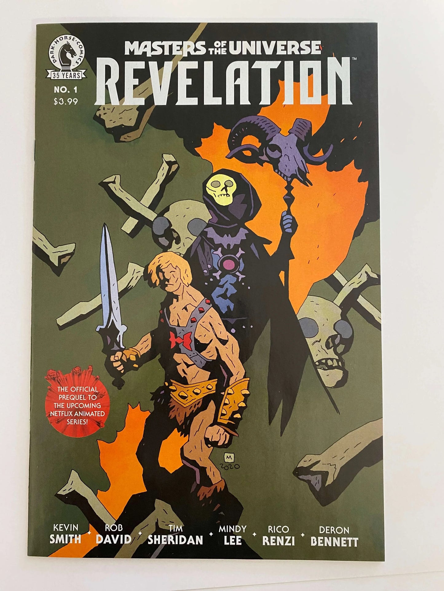 MASTERS OF THE UNIVERSE Revelation #1 NM Mike Mignola B Variant