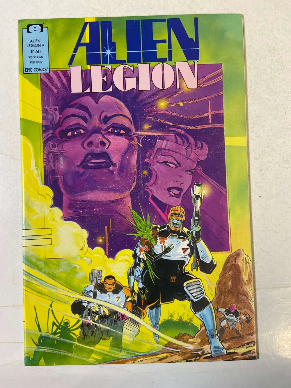 ALIEN LEGION #9 Vol 2 VF+ NEWSSTAND