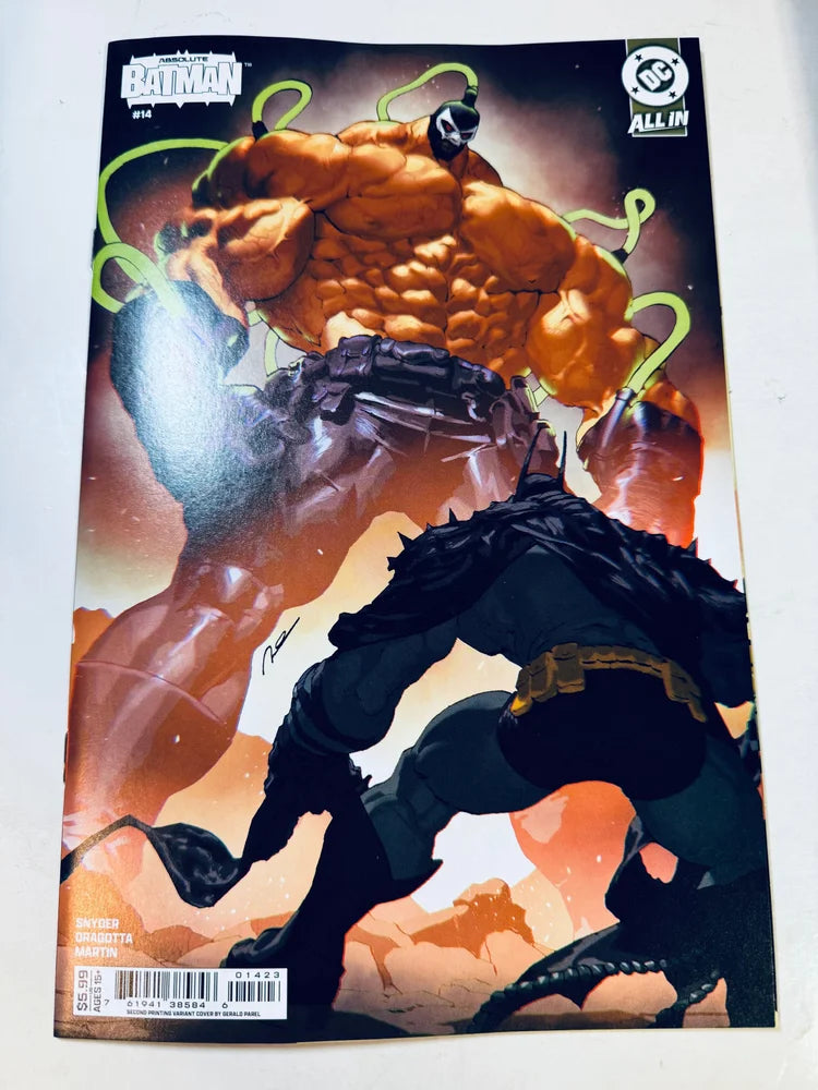 ABSOLUTE BATMAN #14 NM 2nd Print Gerald Parel Variant