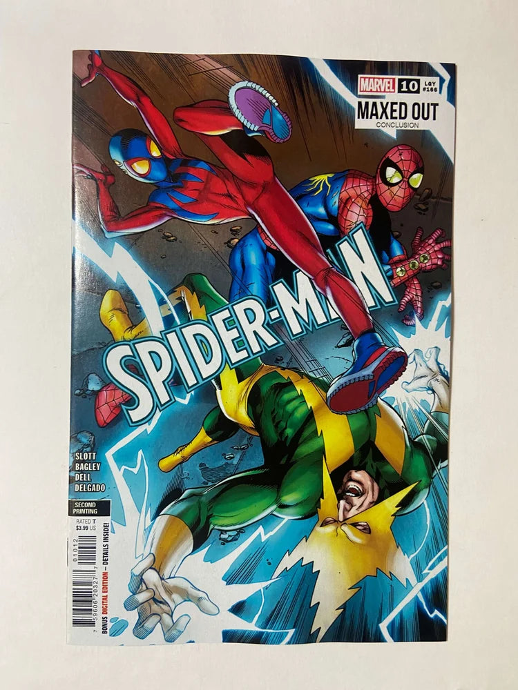 SPIDER-MAN #10 Vol 4 NM 2nd Print Variant
