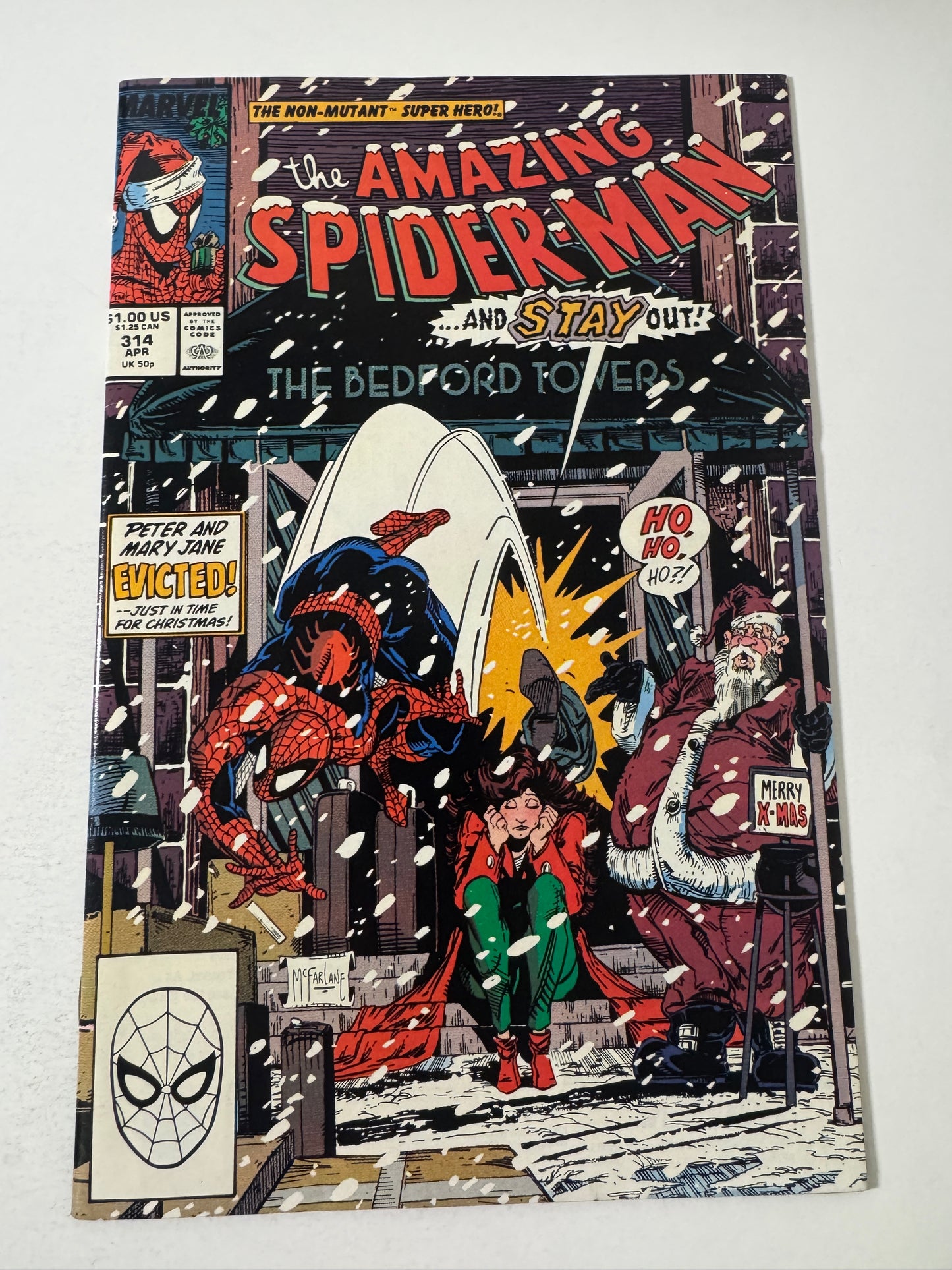 AMAZING SPIDER-MAN #314 VF/NM Todd McFarlane Cover