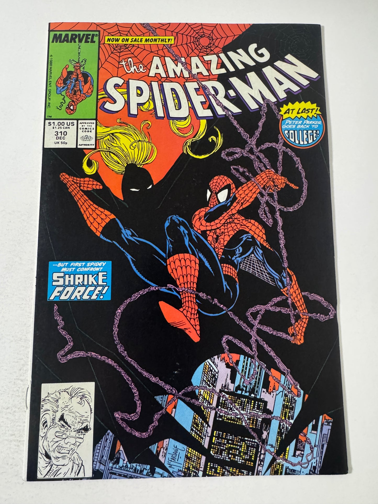 AMAZING SPIDER-MAN #310 NM Todd McFarlane Cover