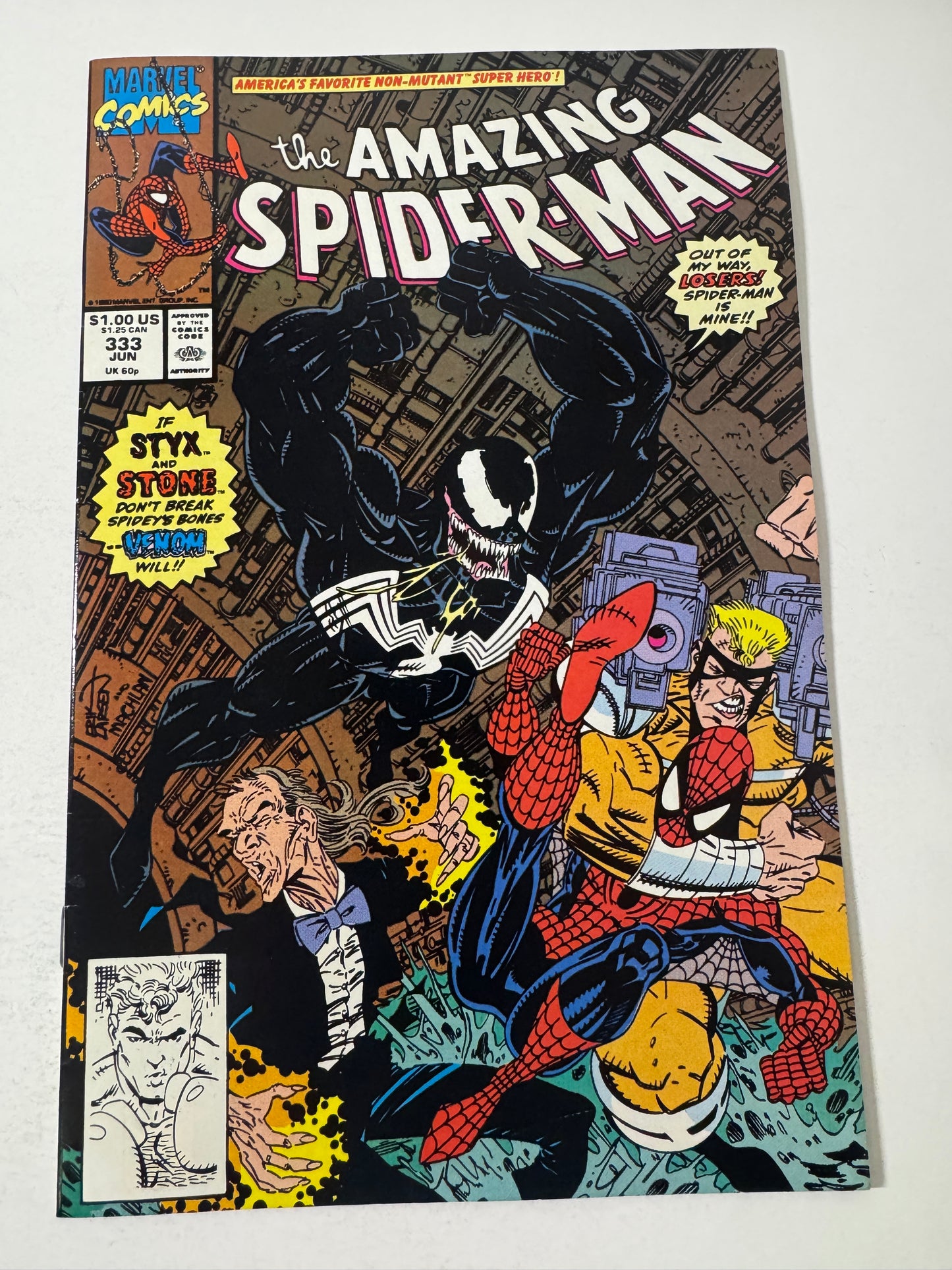 AMAZING SPIDER-MAN #333 NM-