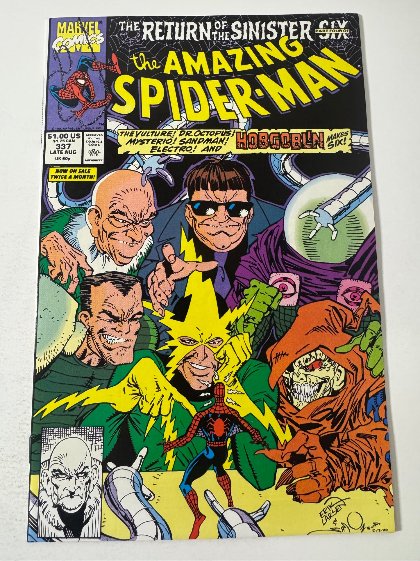 AMAZING SPIDER-MAN #337 NM- 1ST APPEARANCE