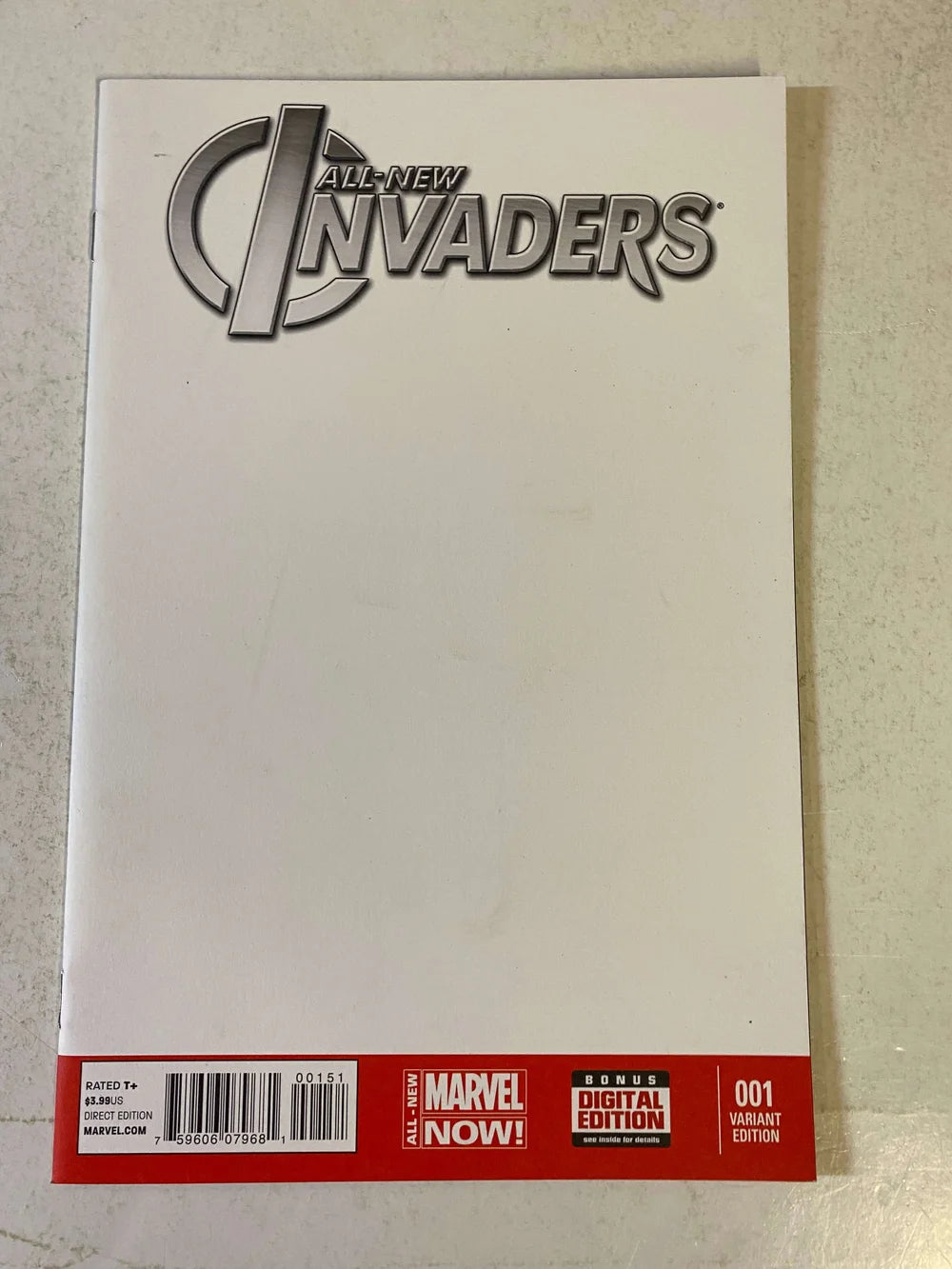 ALL-NEW INVADERS #1 NM Blank Variant