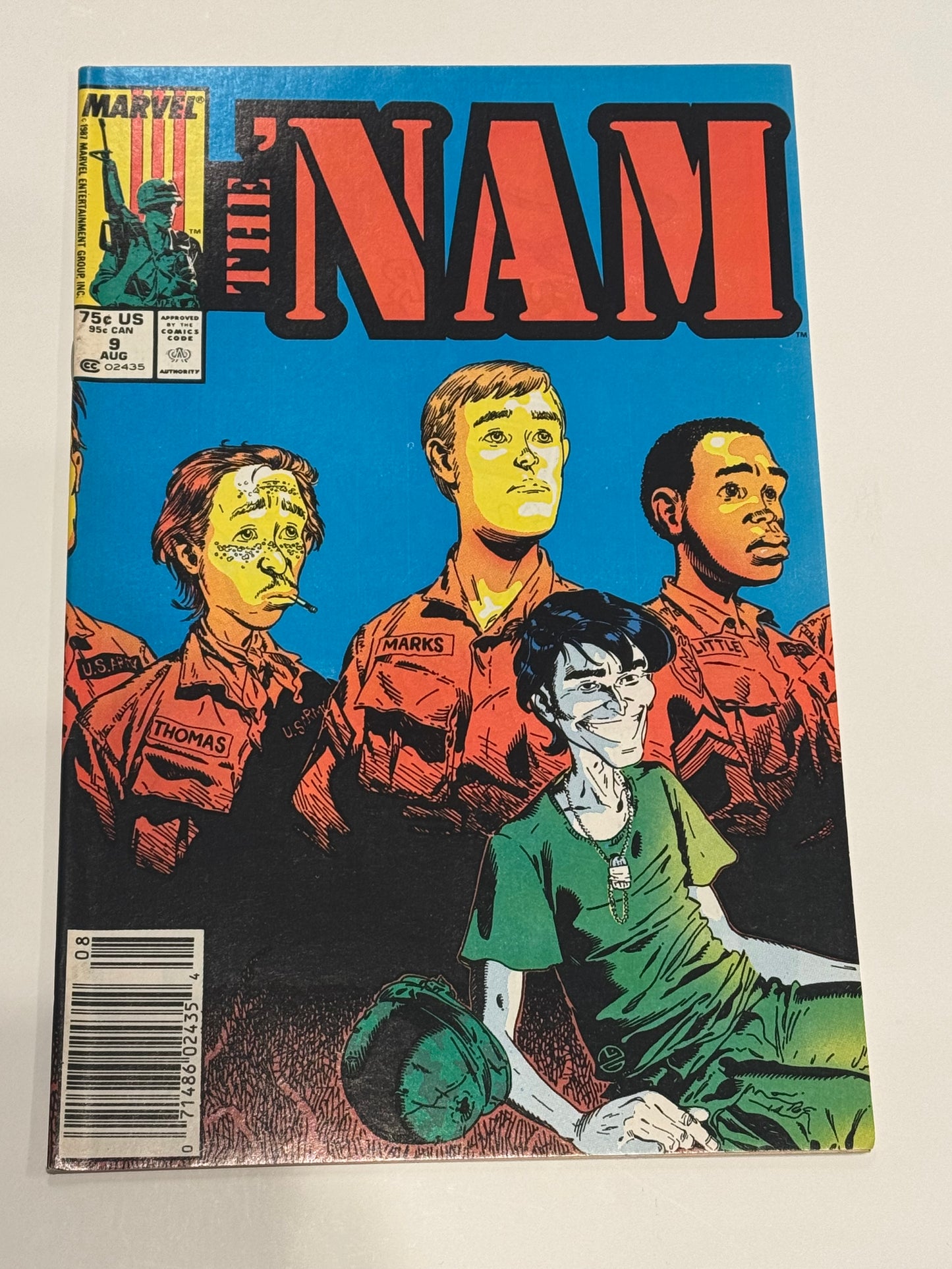 THE 'NAM #9 VF+ NEWSSTAND