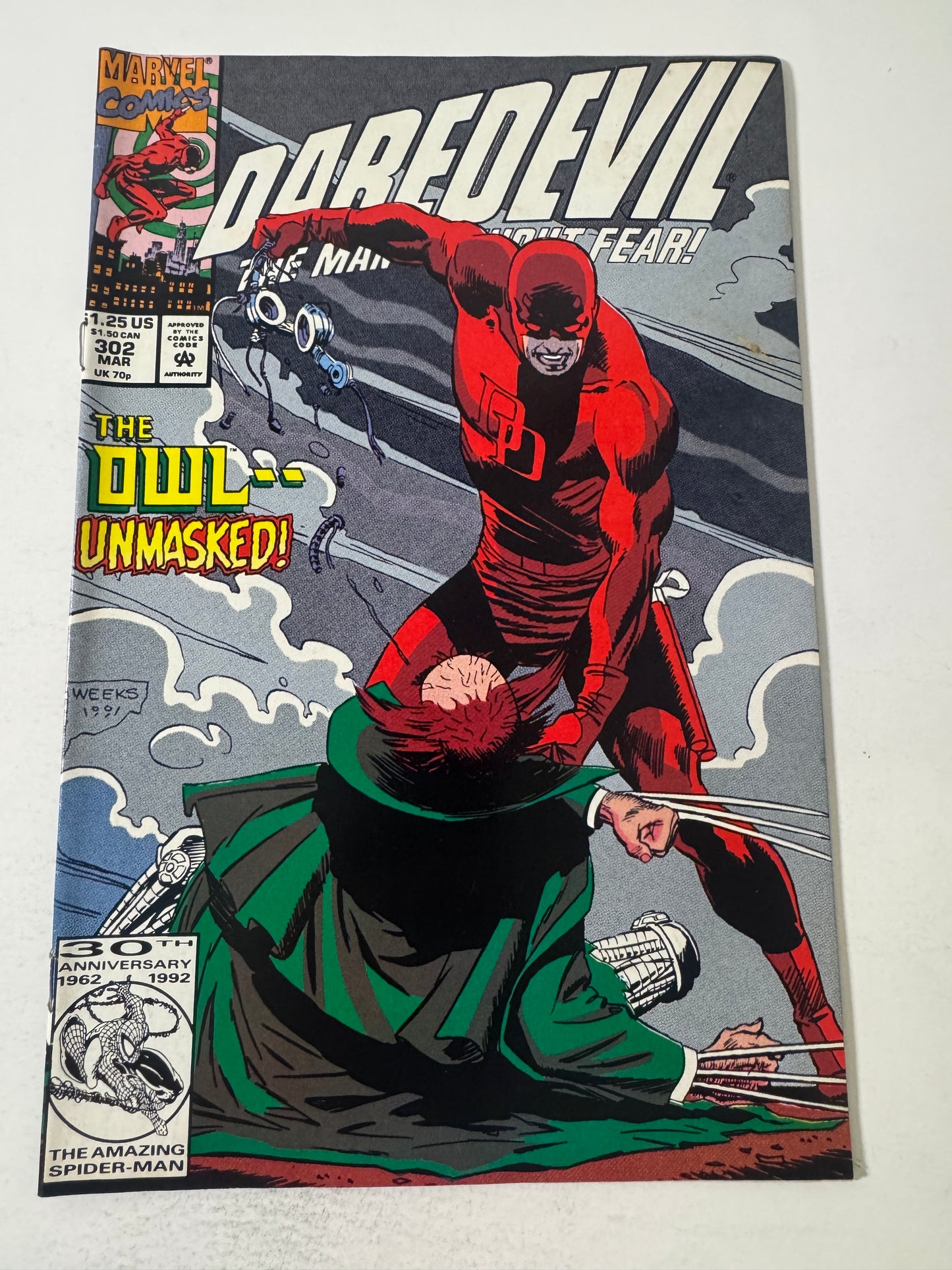 DAREDEVIL #302 VF/NM