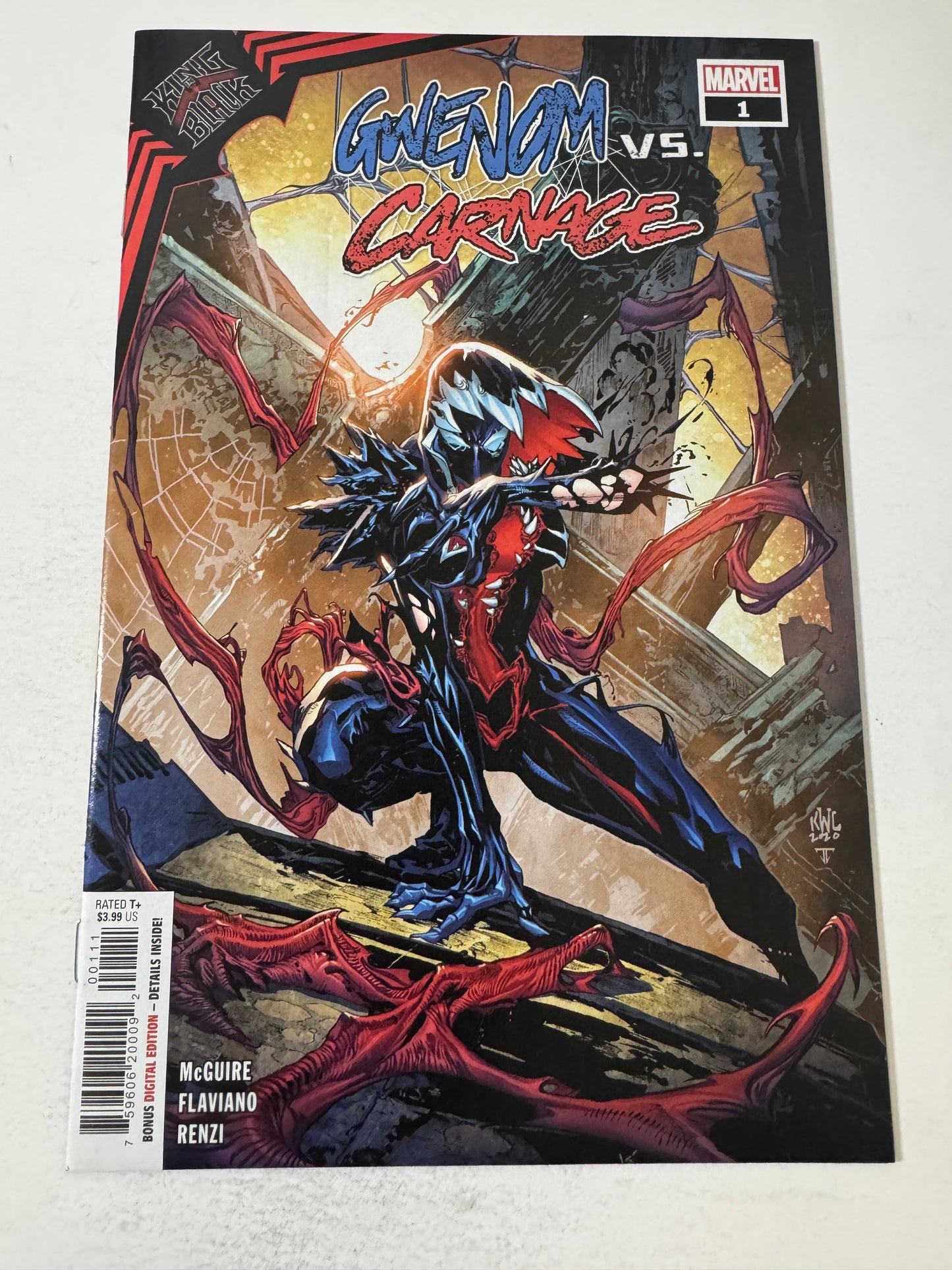 KING IN BLACK: GWENOM VS CARNAGE #1 NM