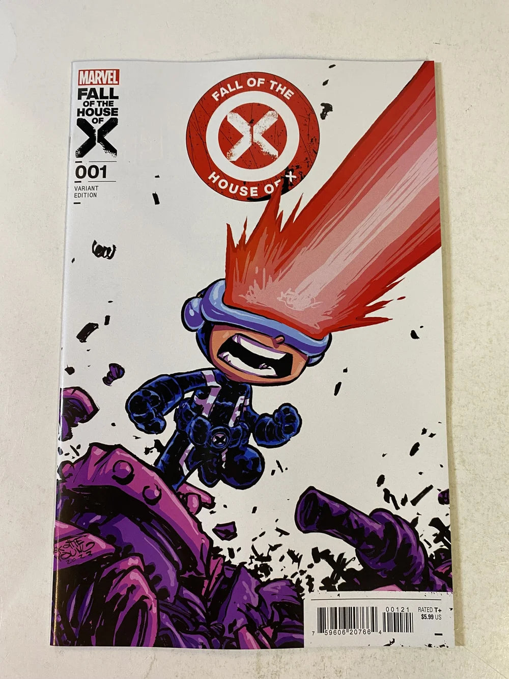 FALL OF THE HOUSE OF M #1 NM Skottie Young Variant