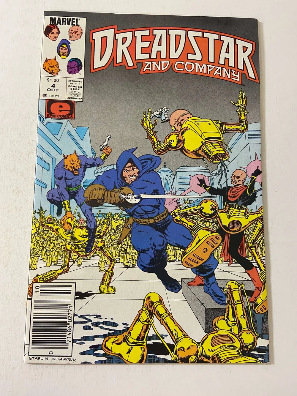 DREADSTAR AND COMPANY #4 NM- Canadian Price Variant