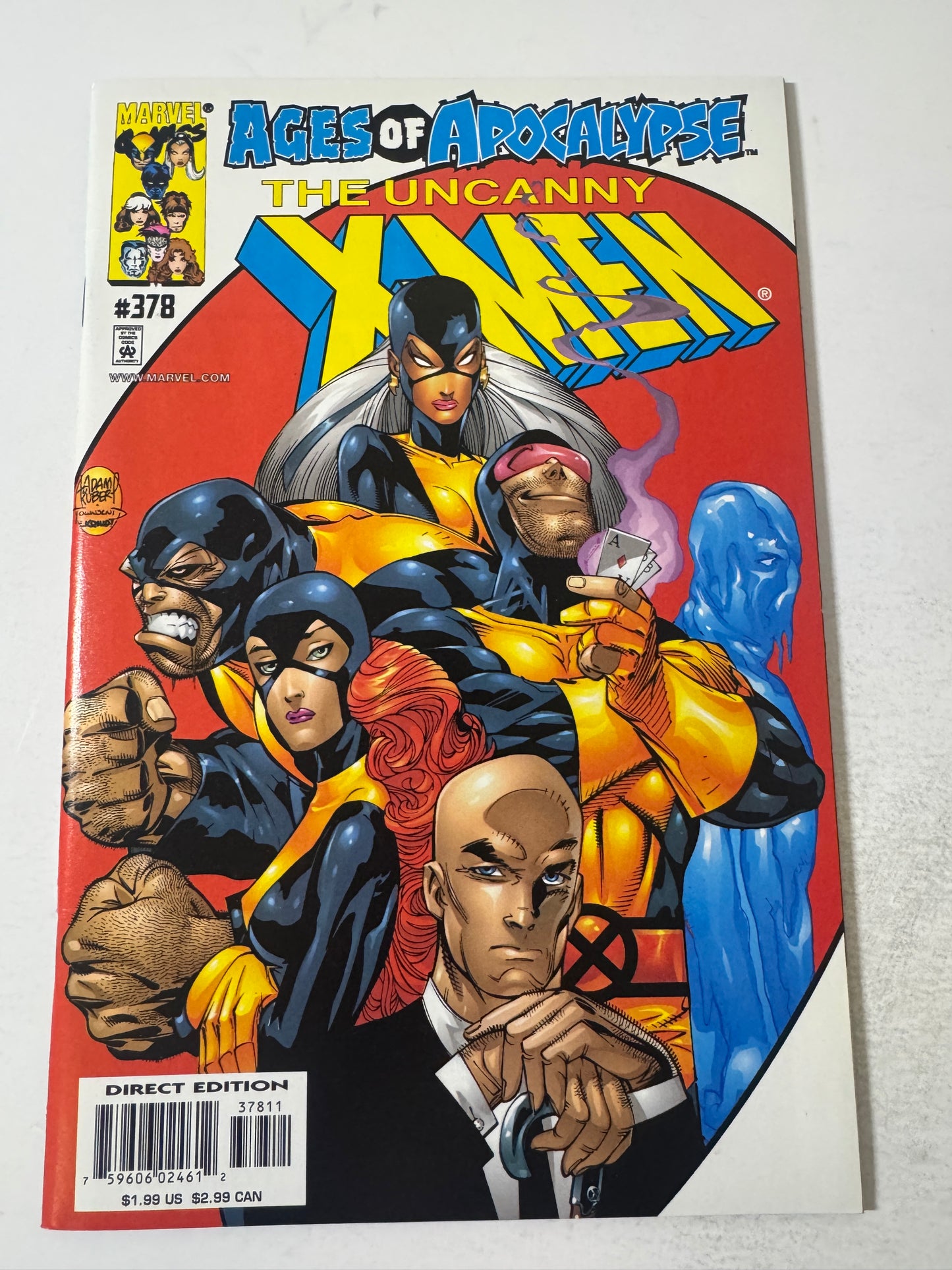 UNCANNY X-MEN #378 NM Adam Kubert Cover