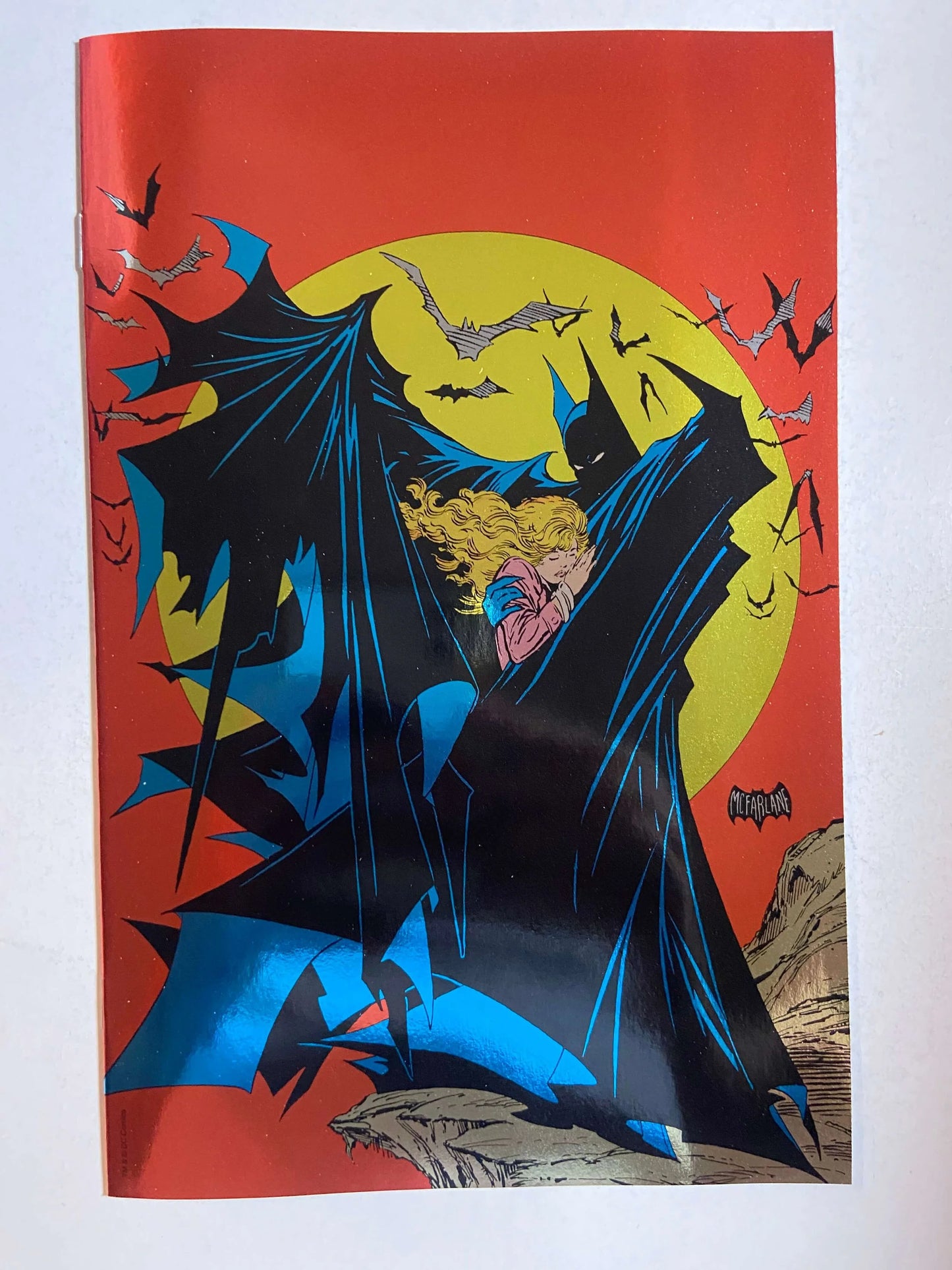 BATMAN #423 NM Red Foil Virgin Todd McFarlane Variant