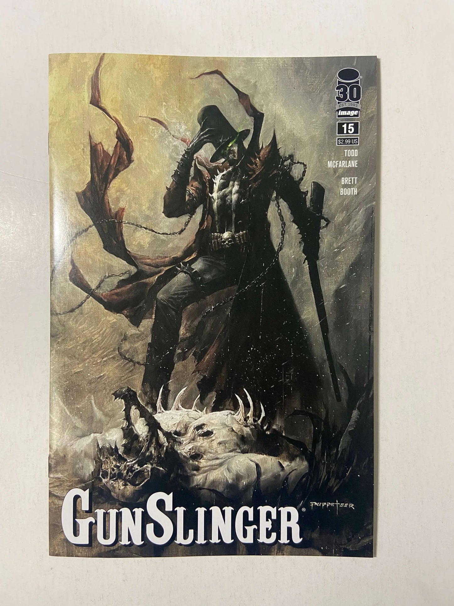 GUNSLINGER SPAWN #15 NM Puppeteer Lee Cover 1ST APPEARANCE