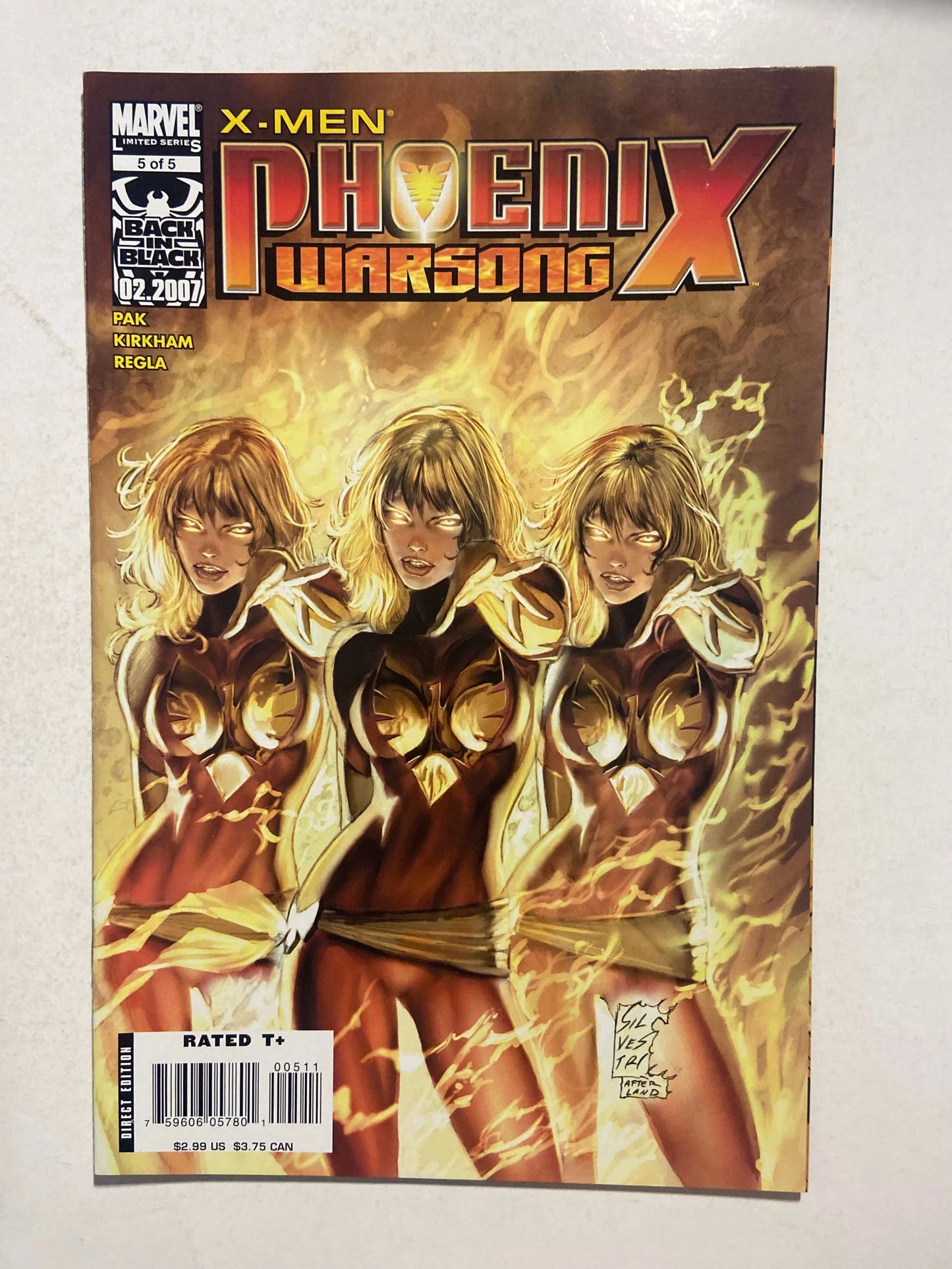 X-MEN PHOENIX WARSONG #1-5 NM- Marc Silvestri Covers SET