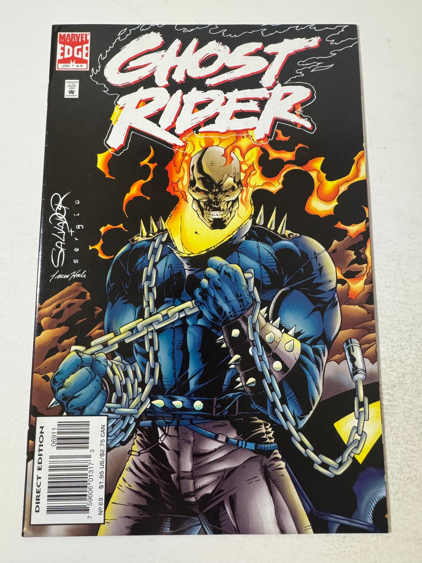 GHOST RIDER #69 Vol 2 VF+