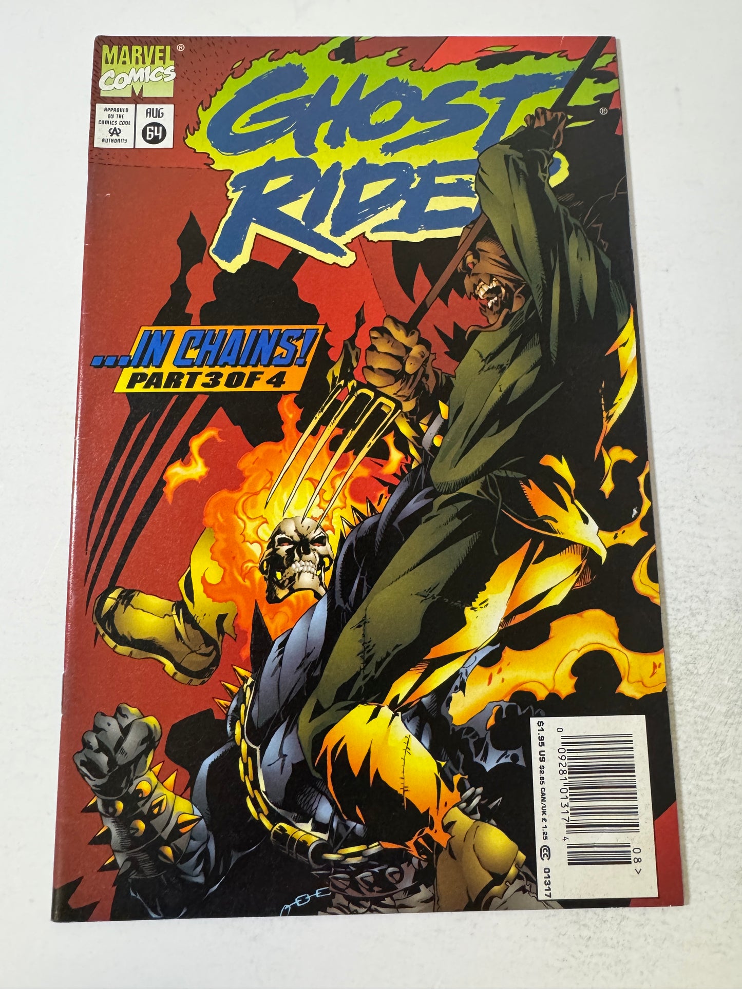 GHOST RIDER #64 Vol 2 FN/VF NEWSSTAND