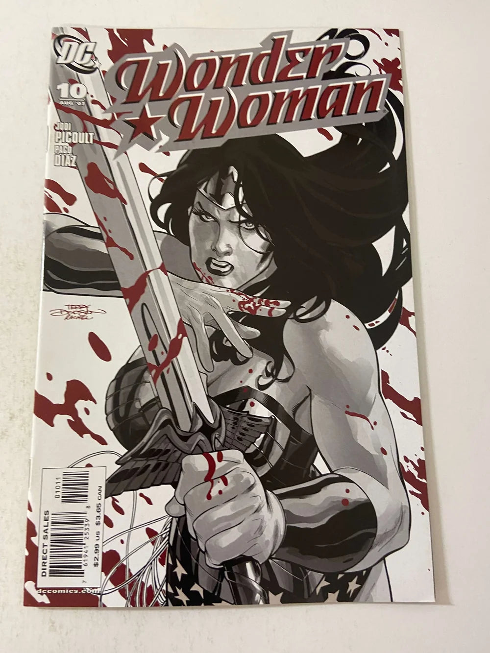 WONDER WOMAN #10 Vol 3 Terry Dodson Cover