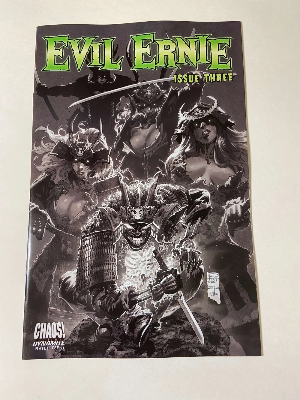 EVIL ERNIE #3 Vol 3 NM 1:10 B/W Philip Tan Variant
