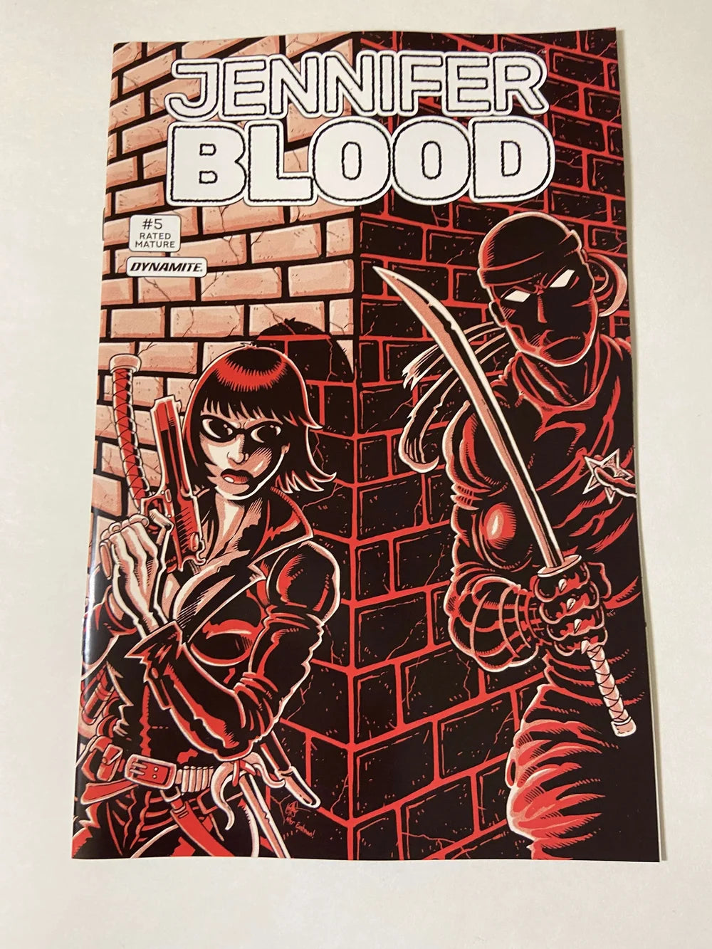 JENNIFER BLOOD #5 NM TMNT Homage Variant