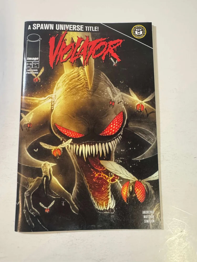 Spawn Universe: VIOLATOR #3 Vol 2 NM 2nd Print Ben Templesmith Variant