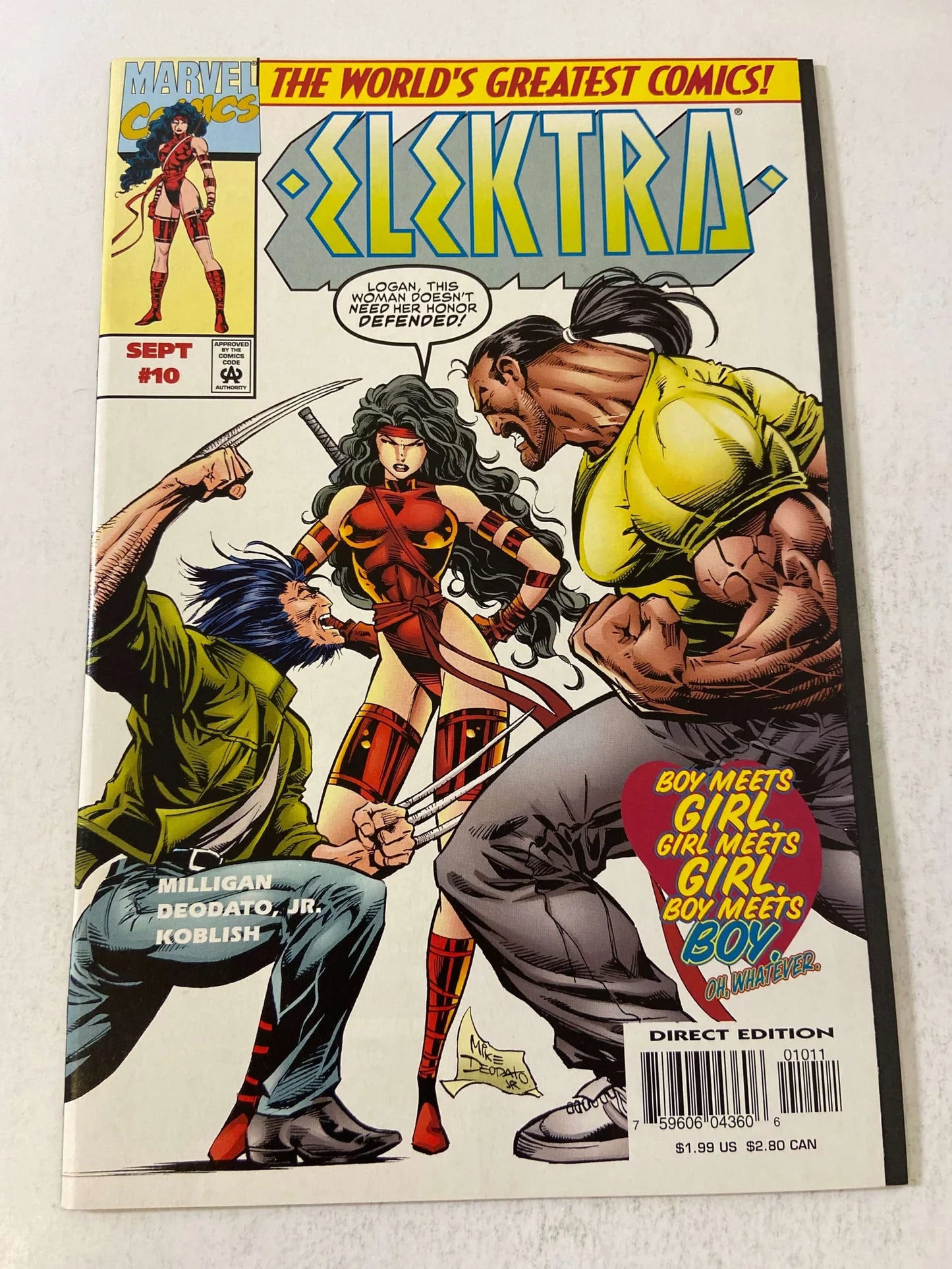 ELEKTRA #10 NM Mike Deodato Jr Cover