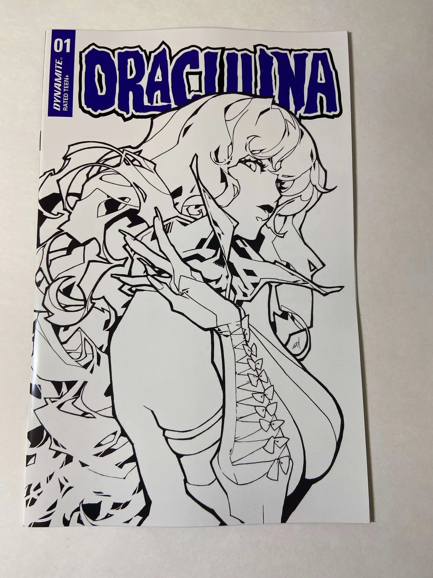 DRACULINA #1 NM 1:30 Rose Besch B/W Variant
