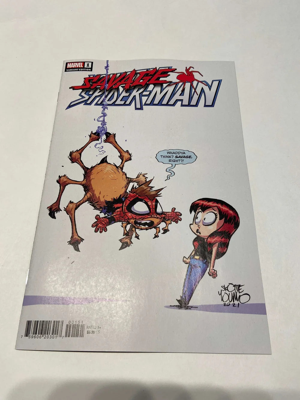 SAVAGE SPIDER-MAN #1 NM Skottie Young Variant