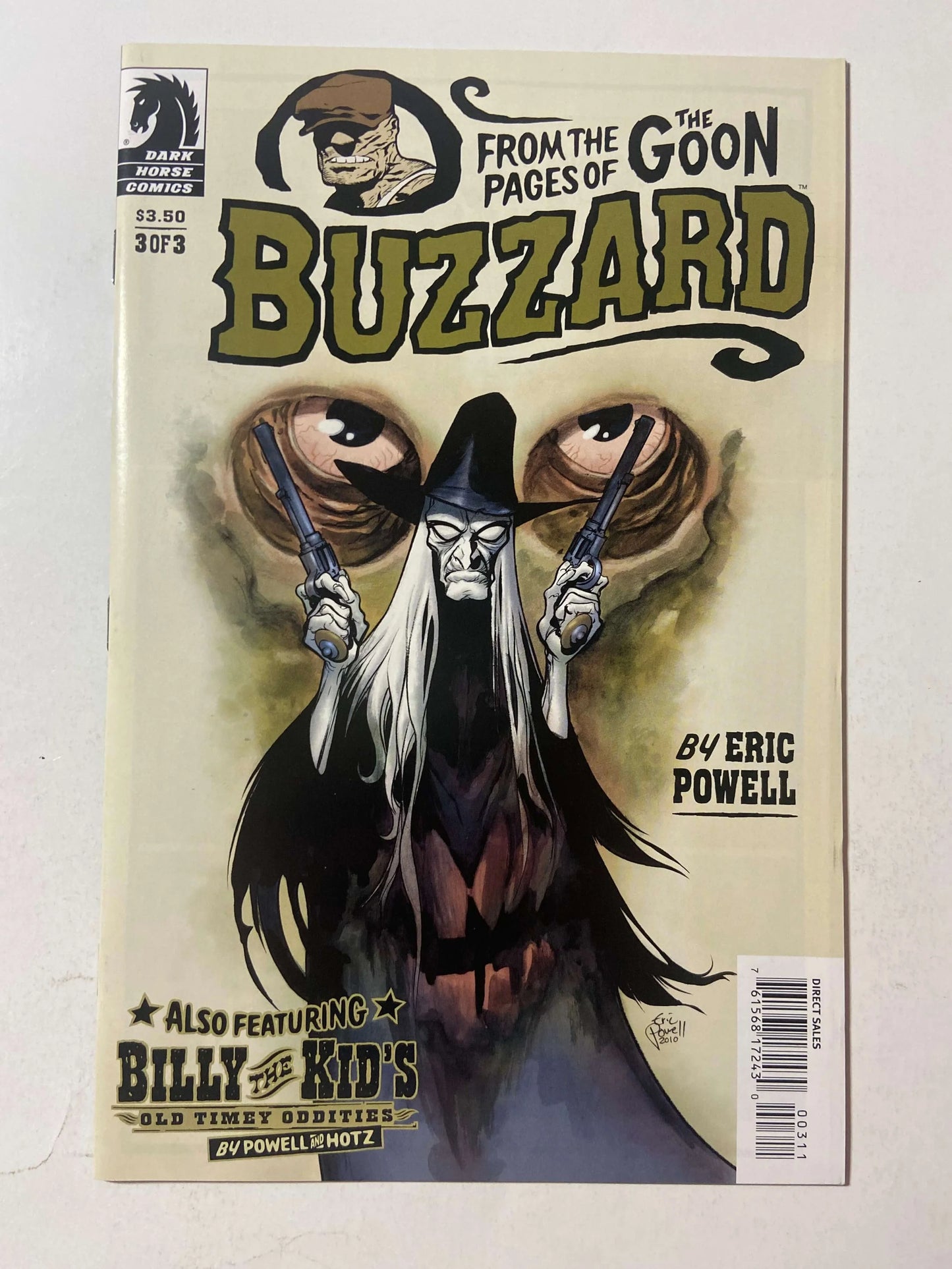 BUZZARD #1-3 NM Set Eric Powell Covers