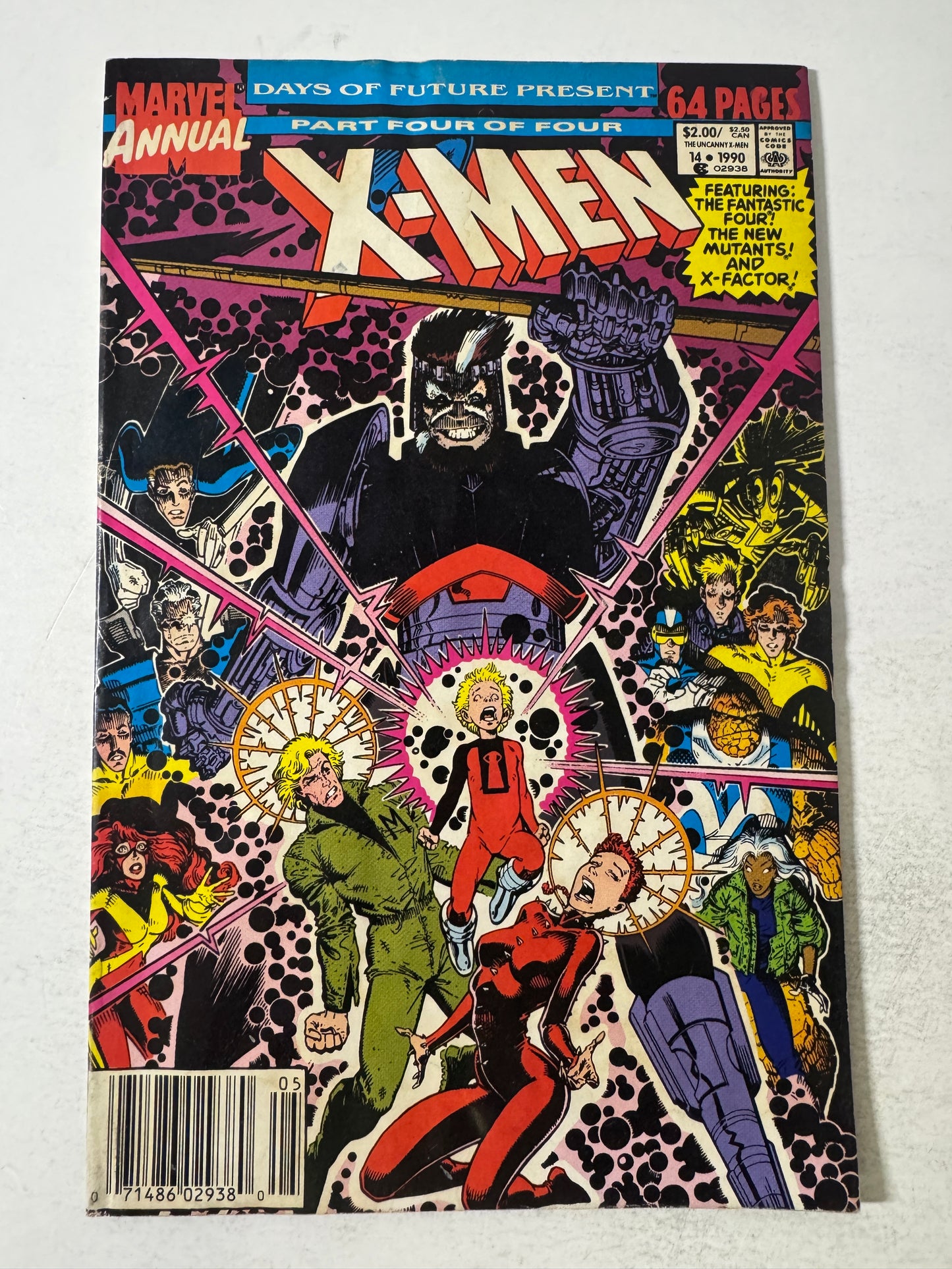 X-MEN ANNUAL #14 GD- Arthur Adams Cover 1ST APPEARANCE NEWSSTAND
