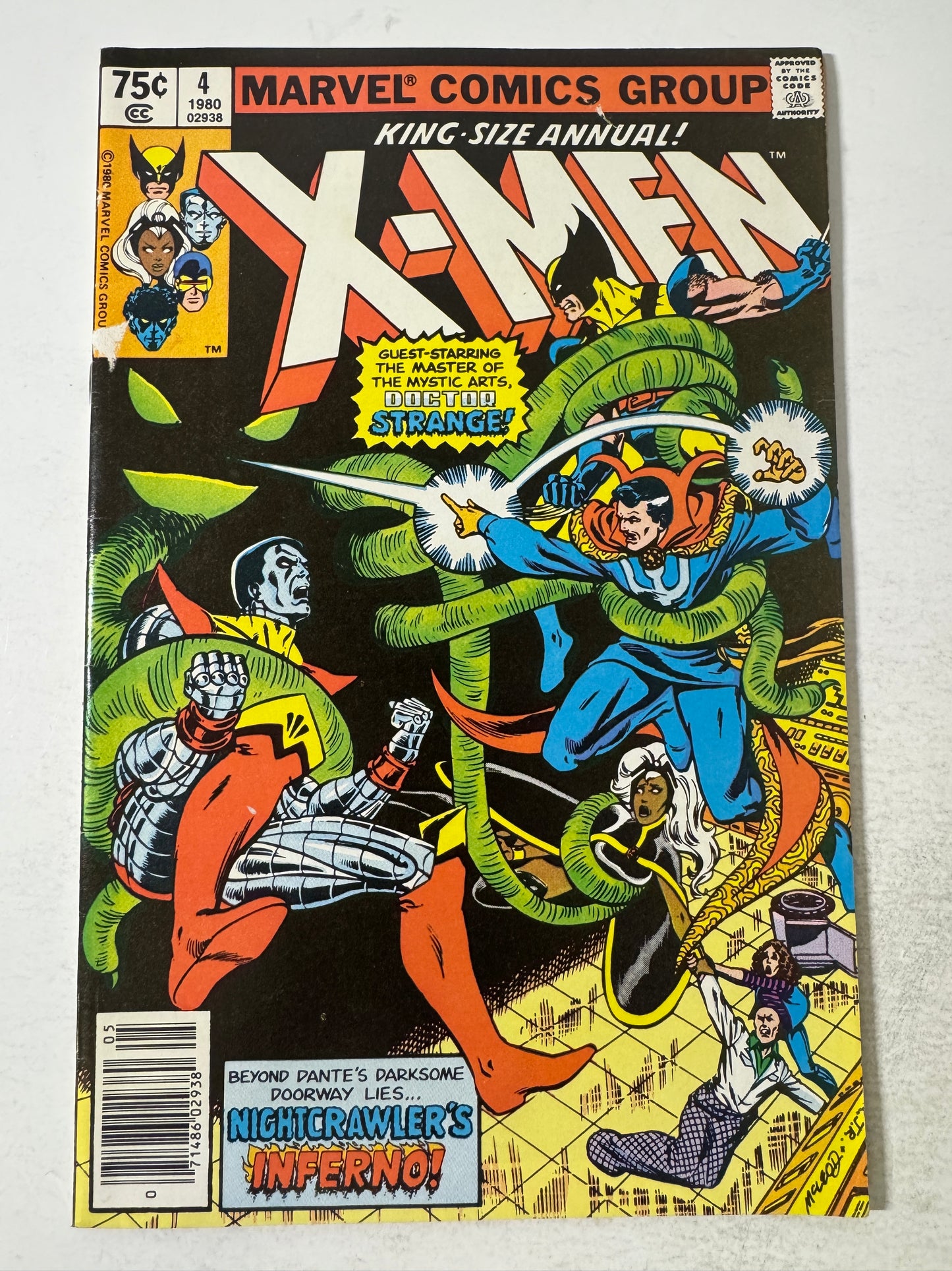 X-MEN ANNUAL #4 VG- 1980 NEWSSTAND