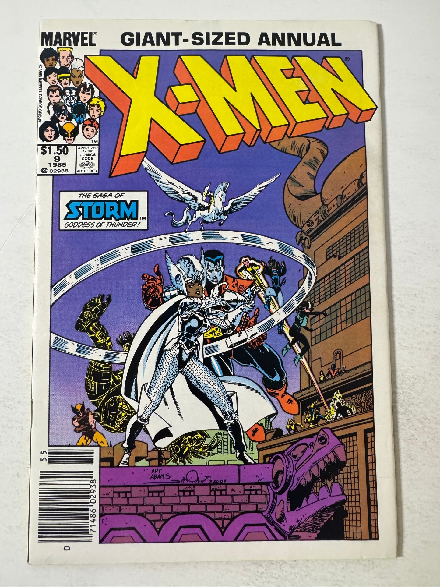 UNCANNY X-MEN ANNUAL #9 VF 1985 Arthur Adams Cover CANADIAN PRICE VARIANT