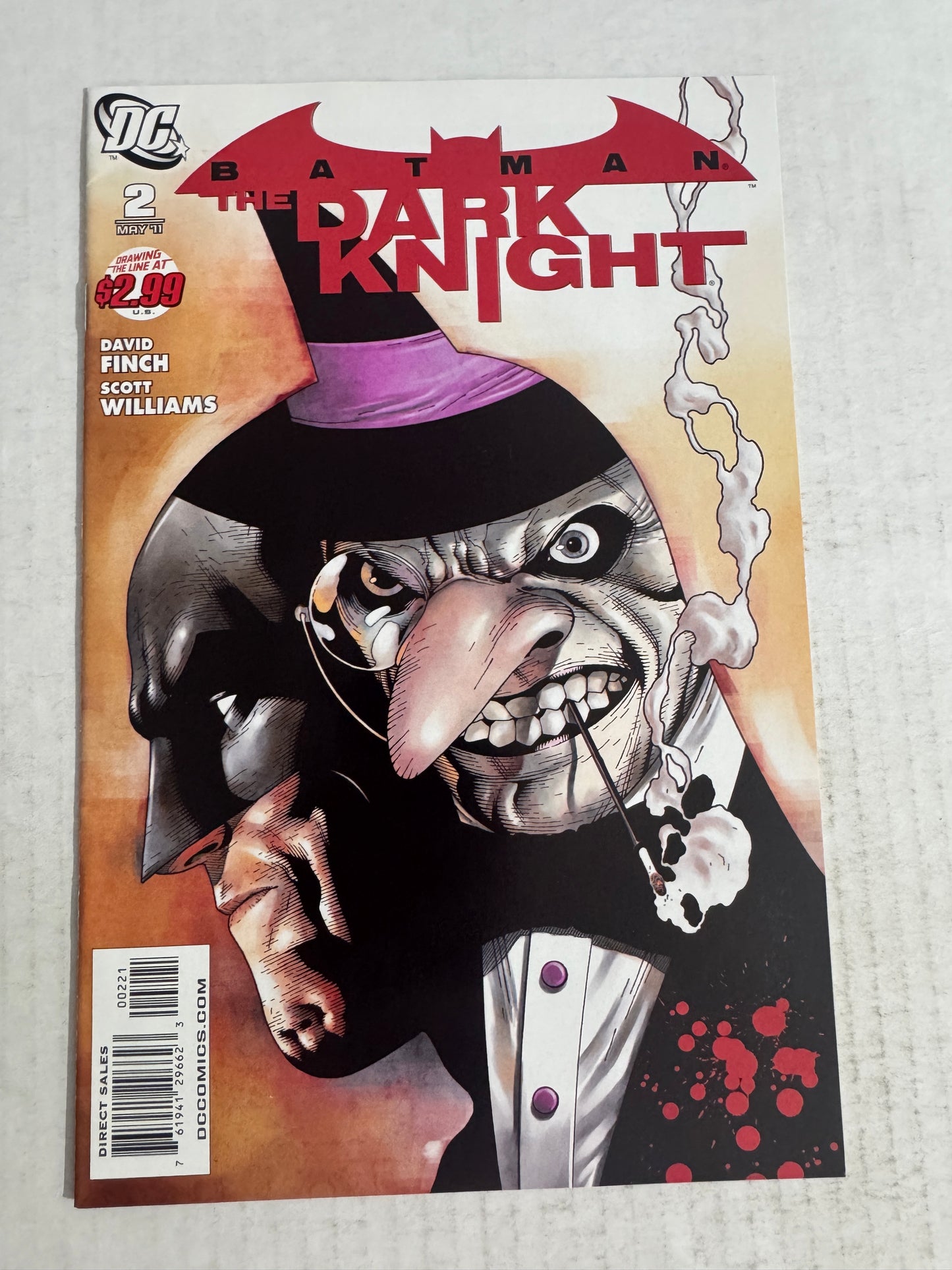 BATMAN THE DARK KNIGHT #2 VF 1:25 Clarke Variant
