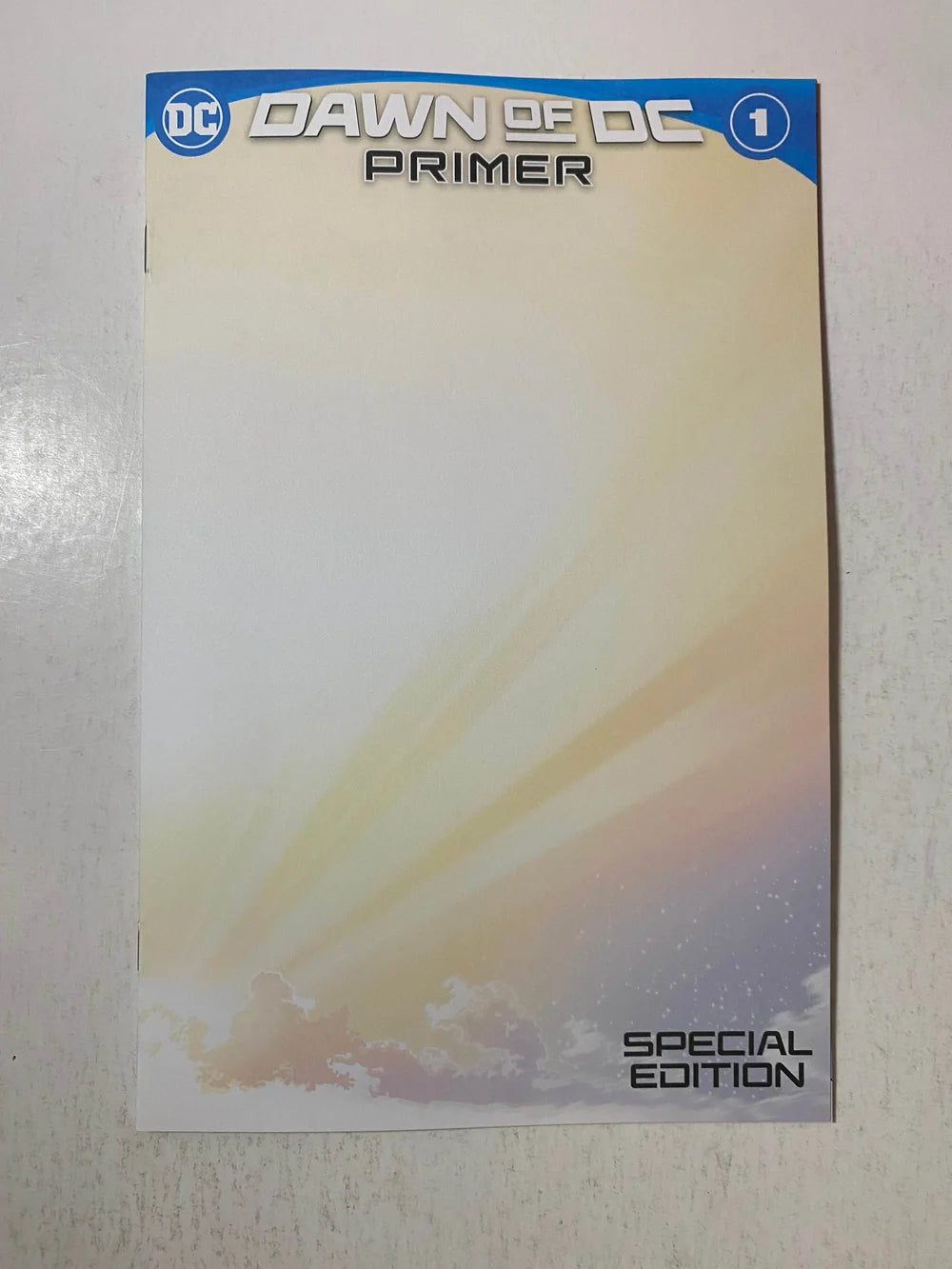 DAWN OF DC PRIMER #1 NM Blank Variant