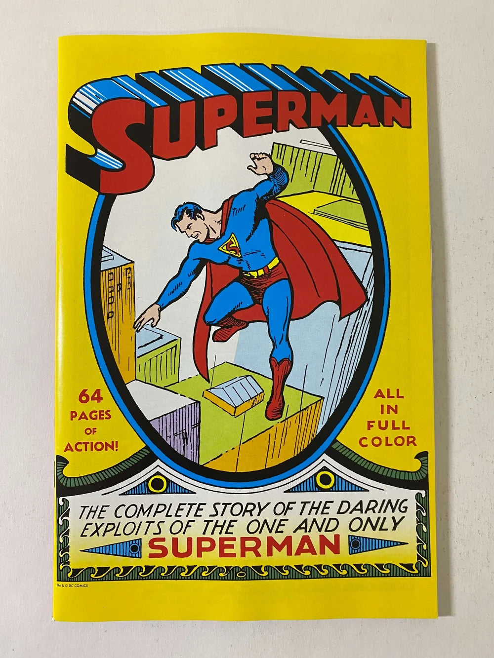 SUPERMAN #1 NM standard comic version Facsimile