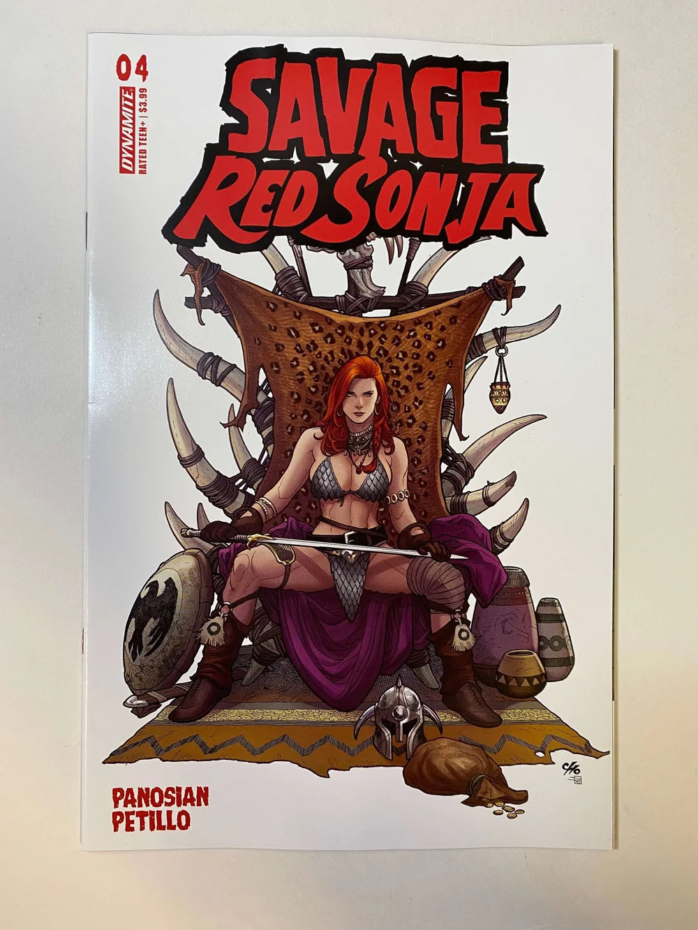 SAVAGE RED SONJA #4 NM Frank Cho Variant