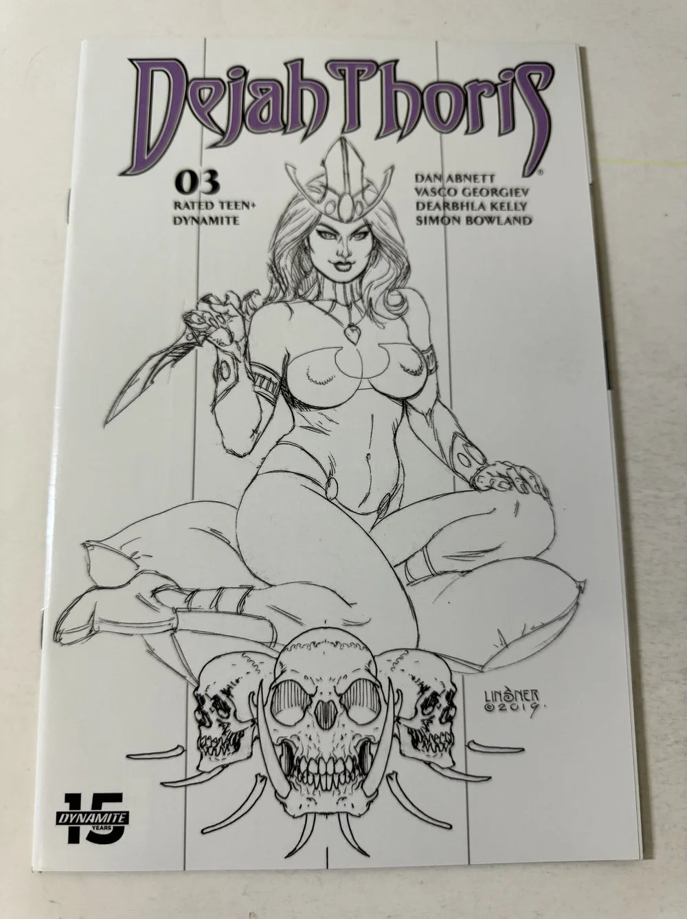DEJAH THORIS #3 Vol 3 NM- 1:30 B/W Joseph Micharl Linsner Variant