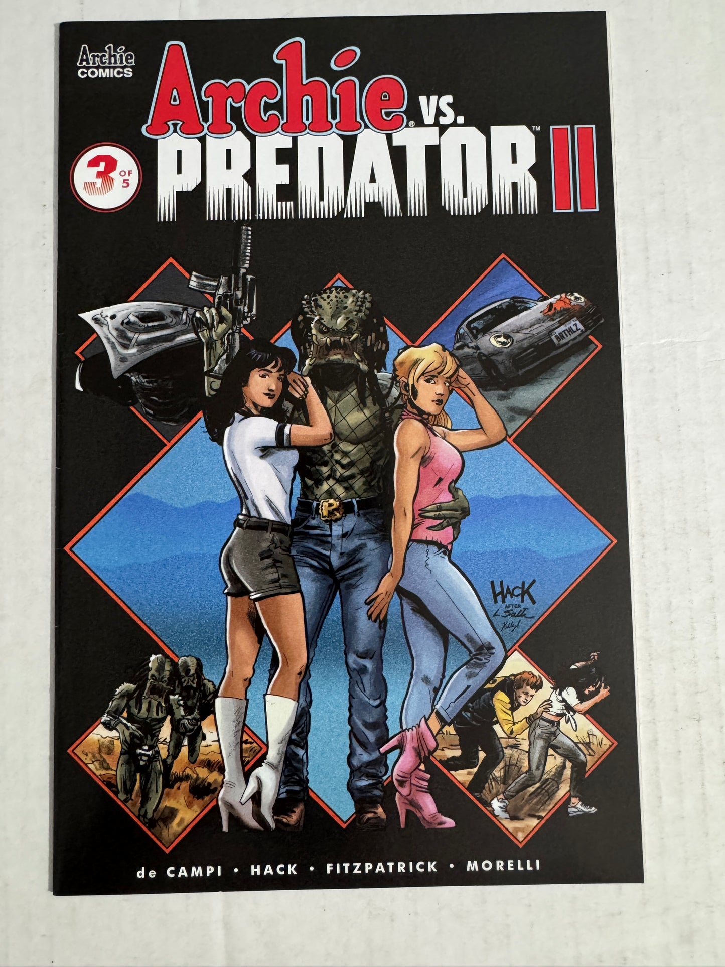 ARCHIE VS PREDATOR II #3 Robert Hack Cover