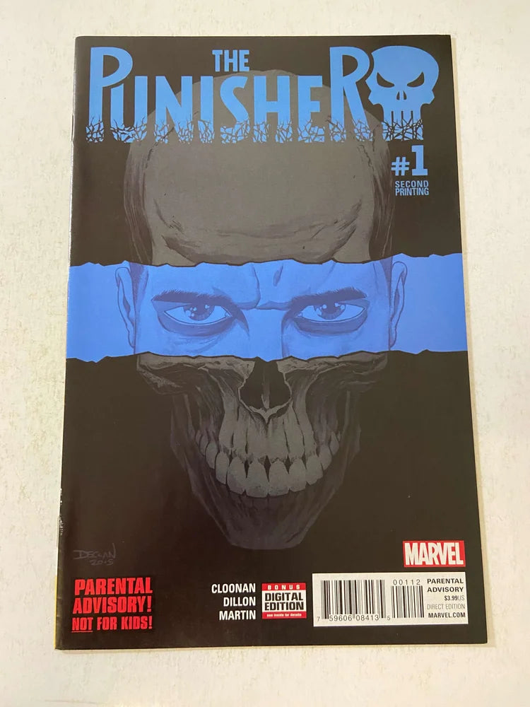 PUNISHER #1 Vol 10 VF/NM 2nd Print Variant