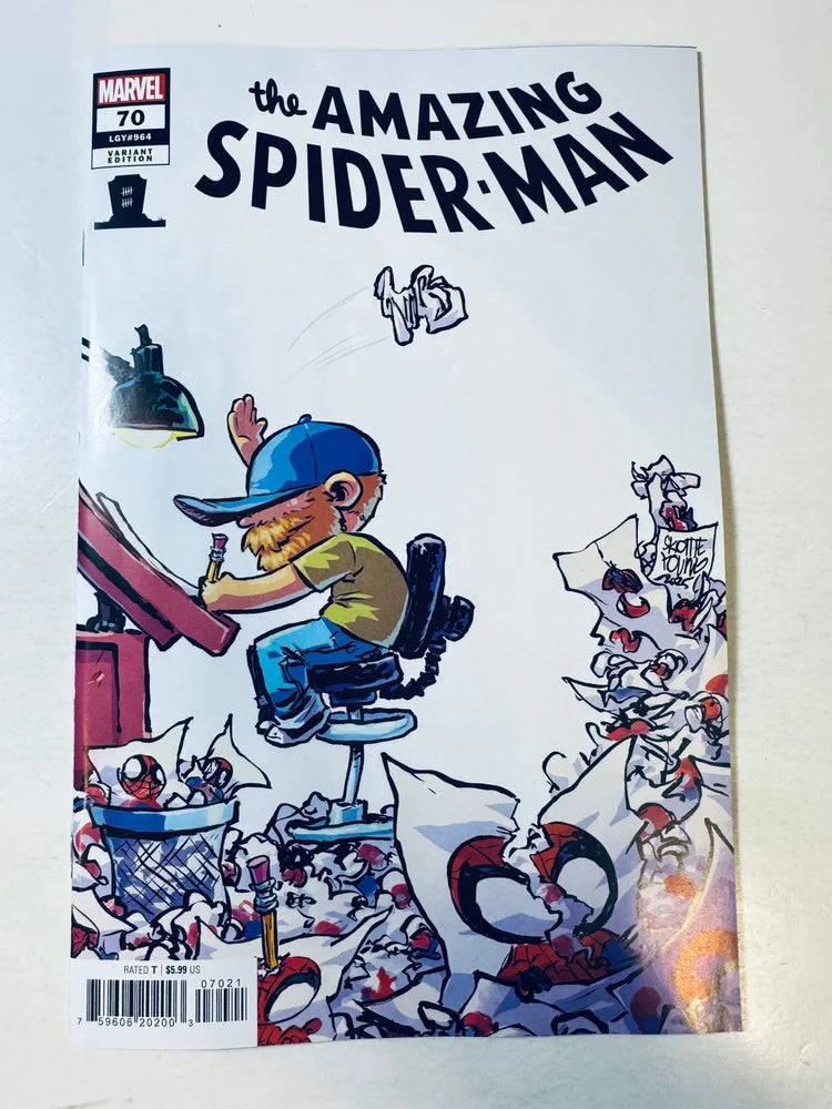 AMAZING SPIDER-MAN #70 Vol 6 NM Skottie Young Variant