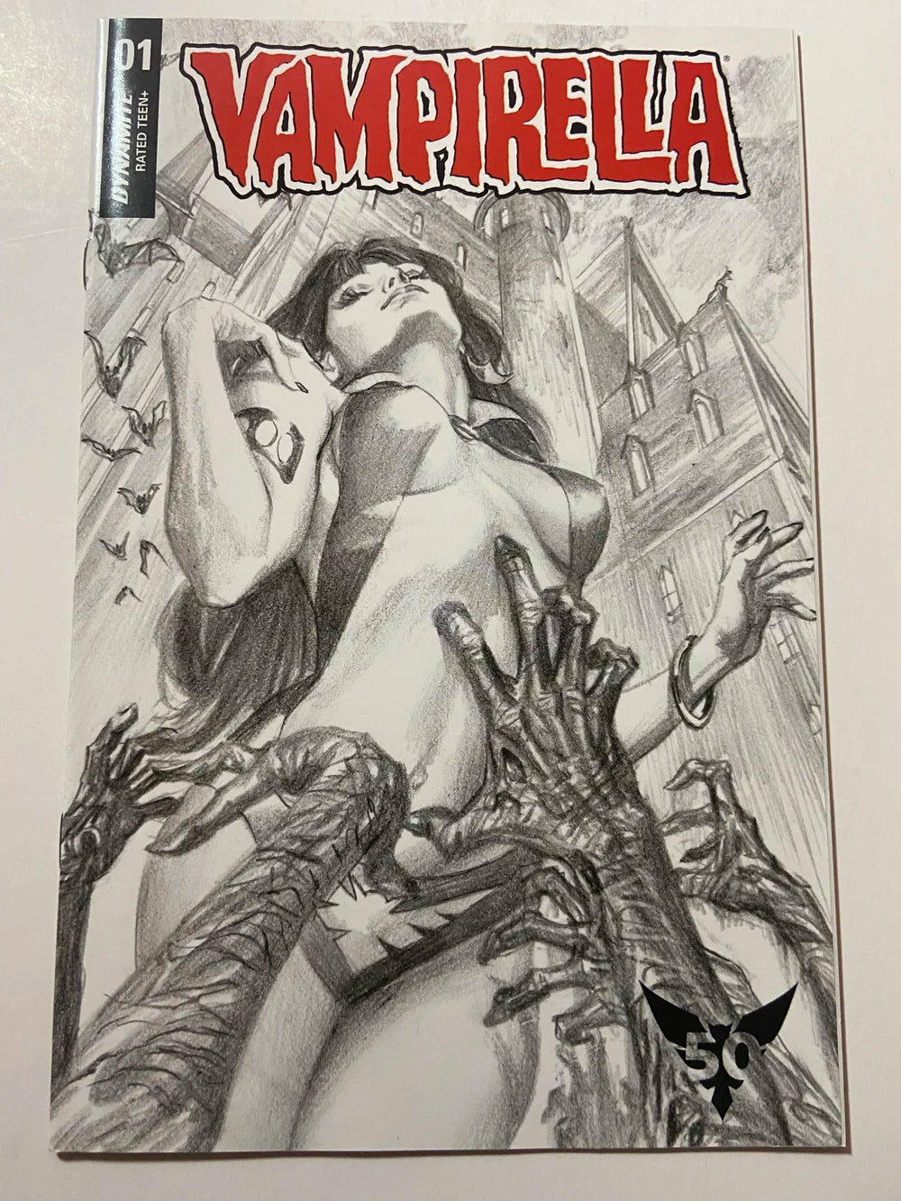 VAMPIRELLA #1 Vol 5 NM 1:50 Alex Ross Sketch Variant