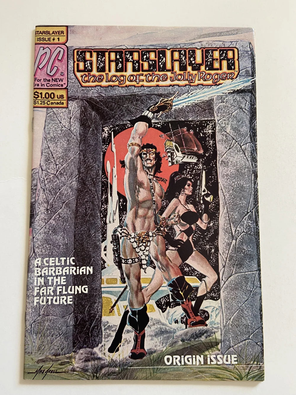STARSLAYER #1 1ST APPEARANCE Mike Grell Cover