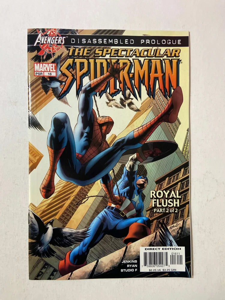 SPECTACULAR SPIDER-MAN #16 Vol 2 NM Steve Epting Cover
