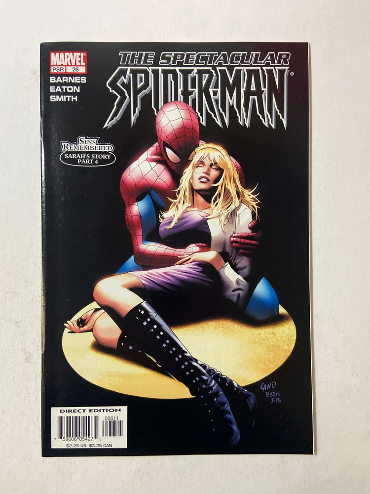SPECTACULAR SPIDER-MAN #26 Vol 2 NM Greg Land Cover