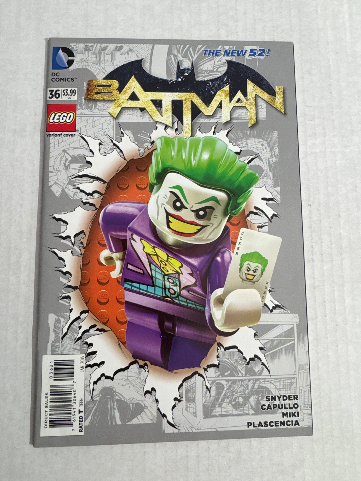 BATMAN #36 Vol 2 NM Lego Variant