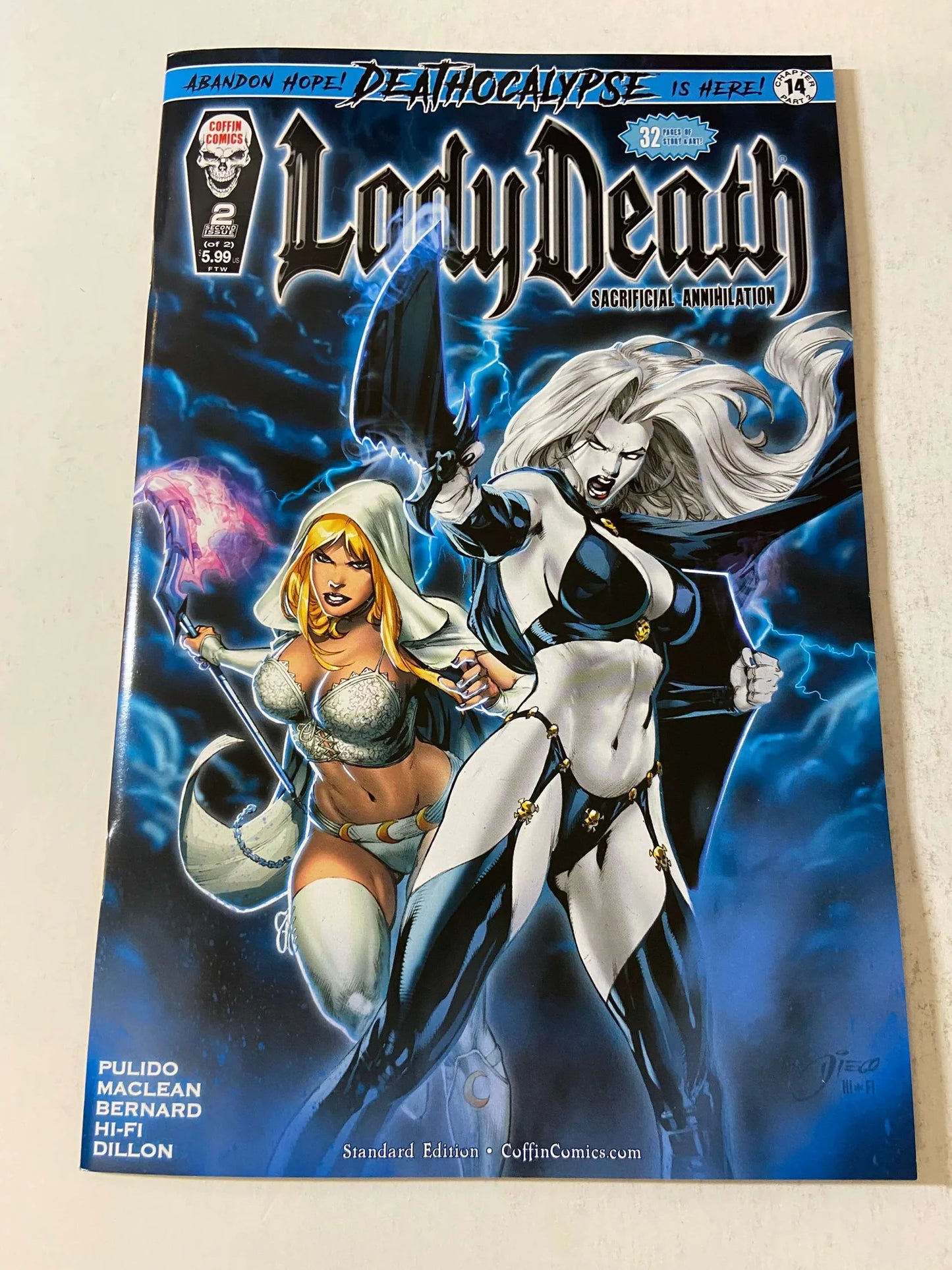 LADY DEATH Sacrificial Annihilation #2 NM
